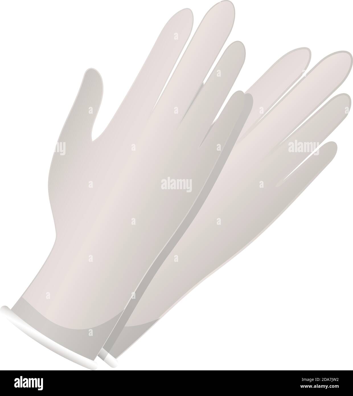 Icono de guantes de PRIMEROS AUXILIOS sobre fondo blanco Imagen Vector de  stock - Alamy