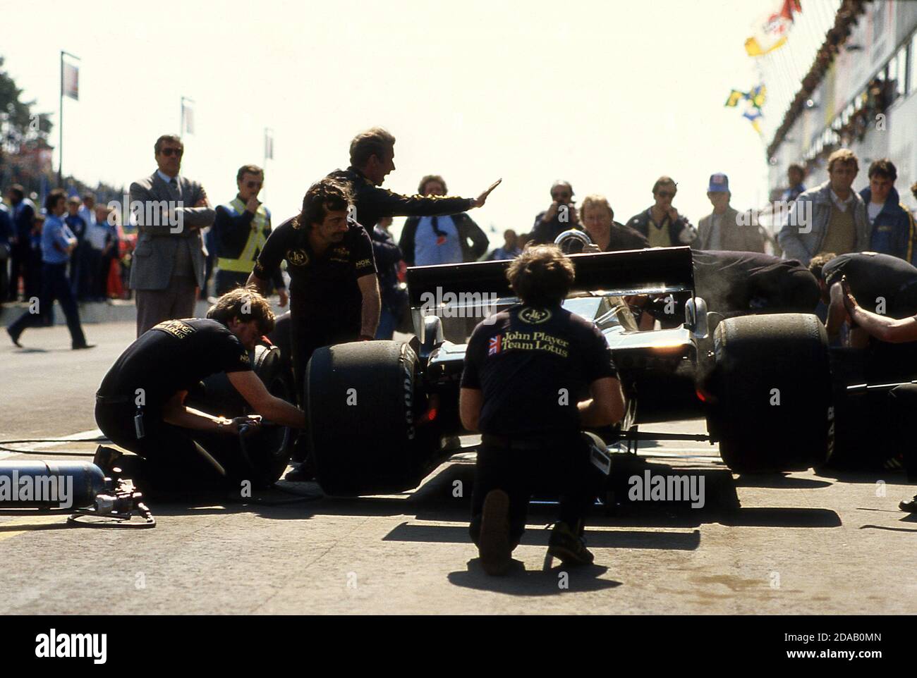 Gran Premio de Bélgica en Zolder 1982 Foto de stock