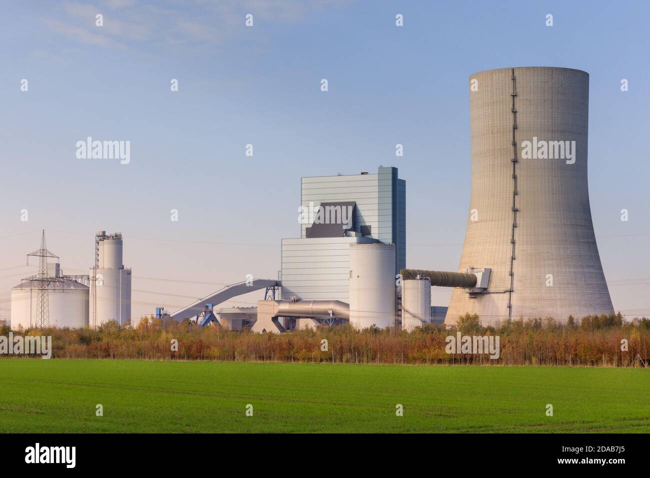 La central eléctrica de Datteln 4, la última central eléctrica a carbón que se construirá, abrió sus puertas en 2020, Datteln, NRW, Alemania Foto de stock