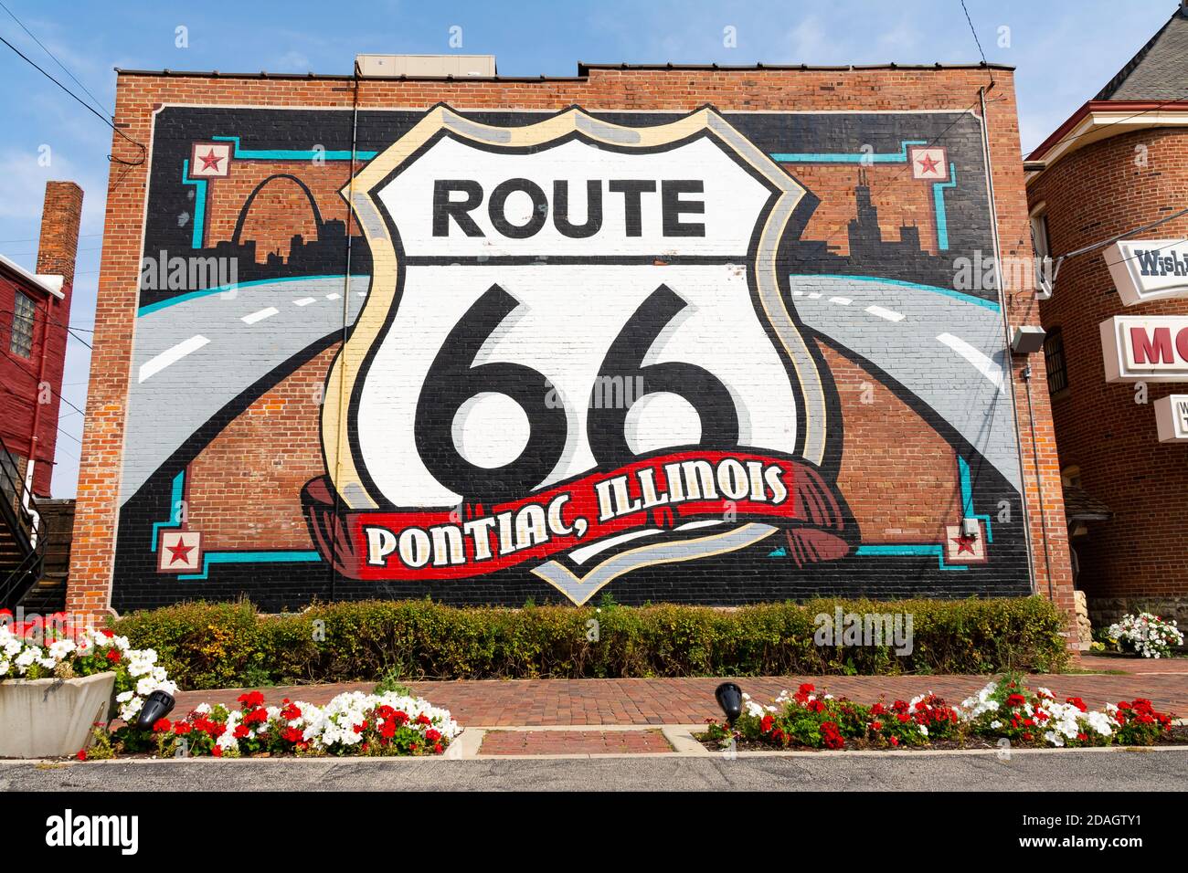 Route 66 mural city fotografías e imágenes de alta resolución Alamy