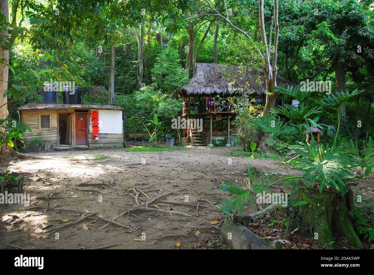 Casa de campo en Minca, Colombia, América del Sur Foto de stock