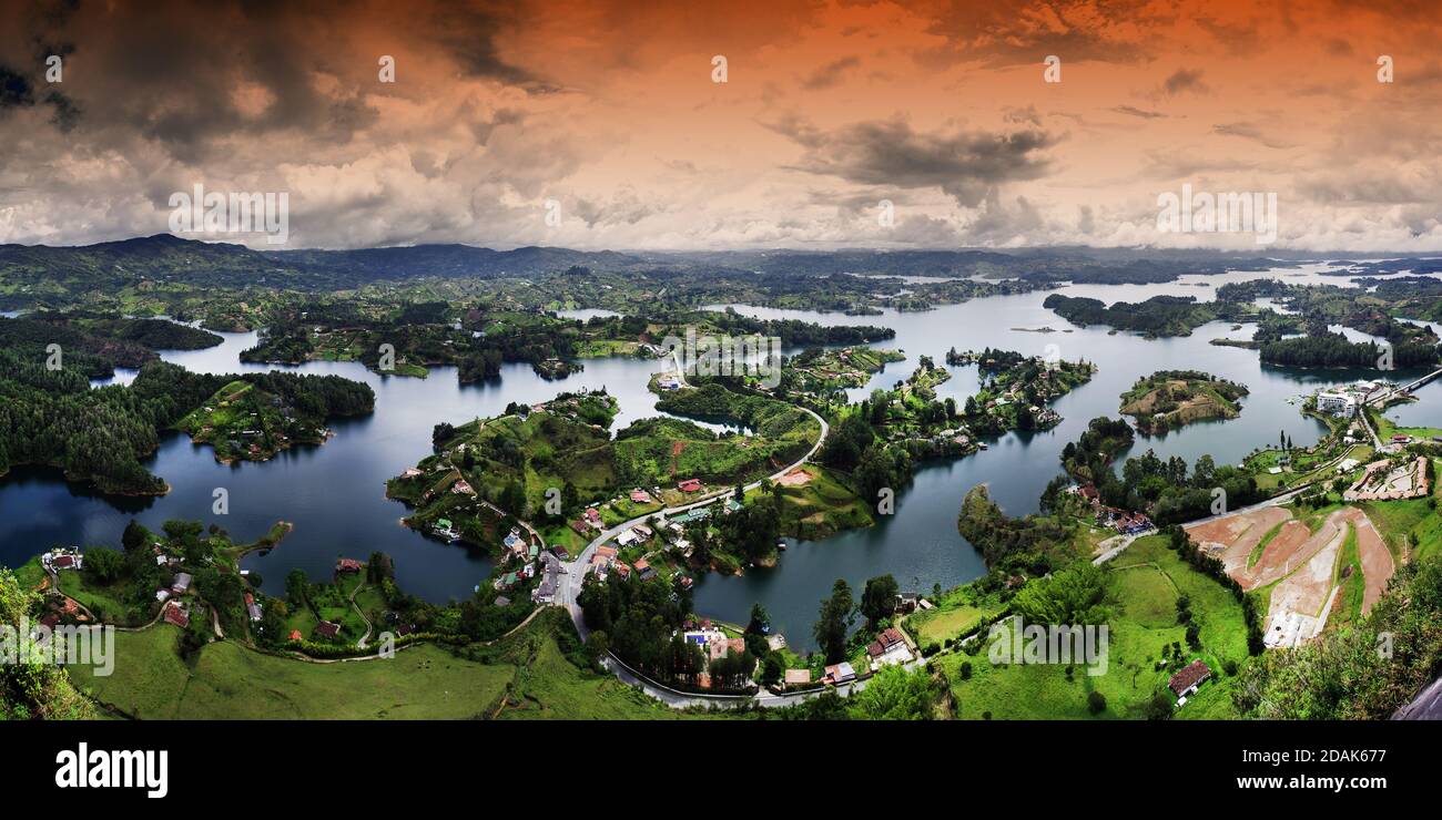 Casa de campo en Minca, Colombia, América del Sur Foto de stock