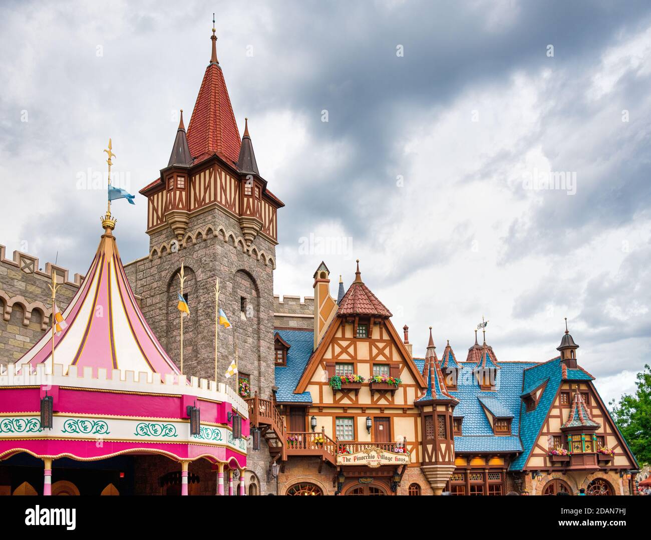 Walt Disney World en Orlando, Florida, Estados Unidos. Foto de stock