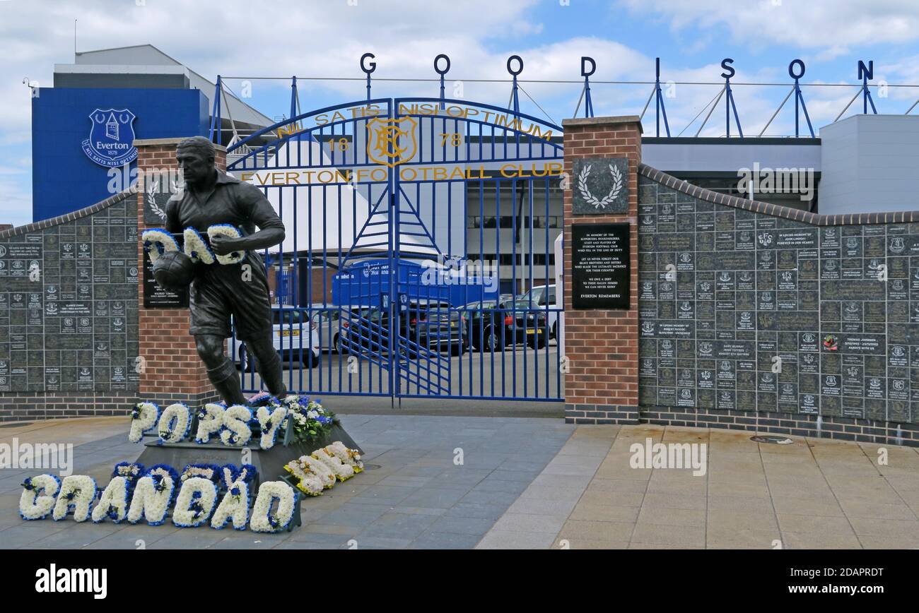 Goodison Park,Everton Football Club,Walton,Liverpool,Merseyside,Inglaterra,Reino Unido,L4 4LE Foto de stock