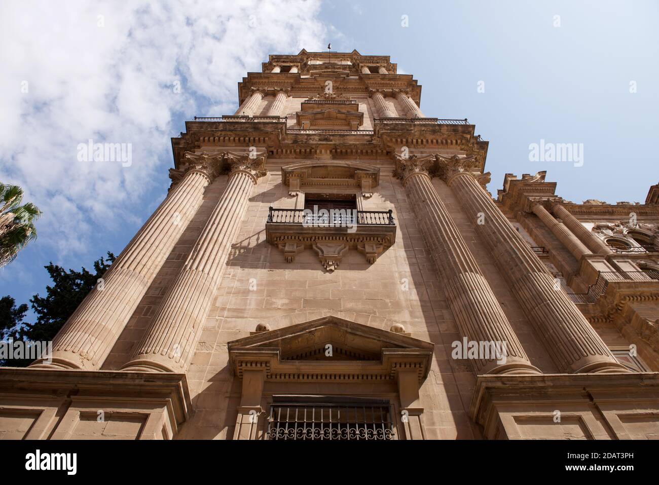 Catedral de la Encarnación de Málaga - Detalle Foto de stock