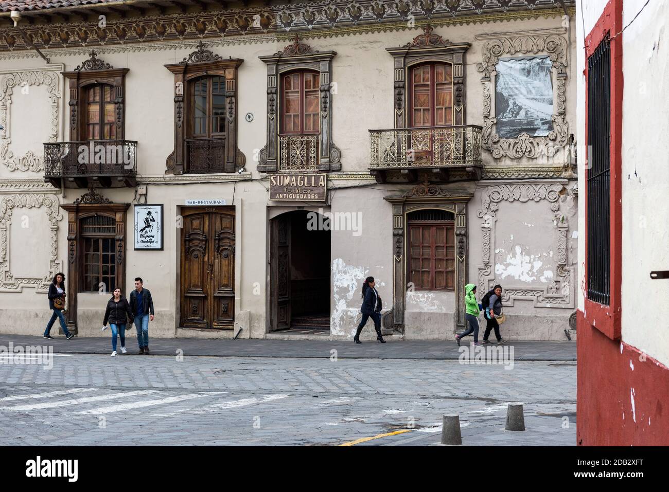 Patrimonio de la Humanidad de la UNESCO, Cuenca, Azuay Provence, Ecuador  Fotografía de stock - Alamy