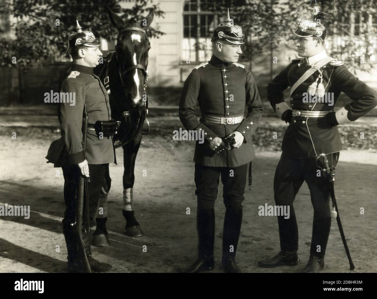 Soldados del ejército alemán. Foto de stock
