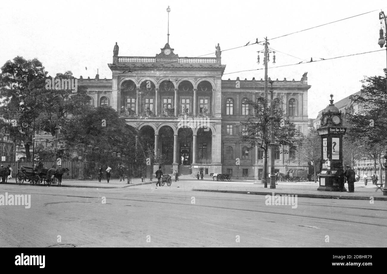 Vista de la Potsdamer Bahnhof en Berlín. Foto de stock