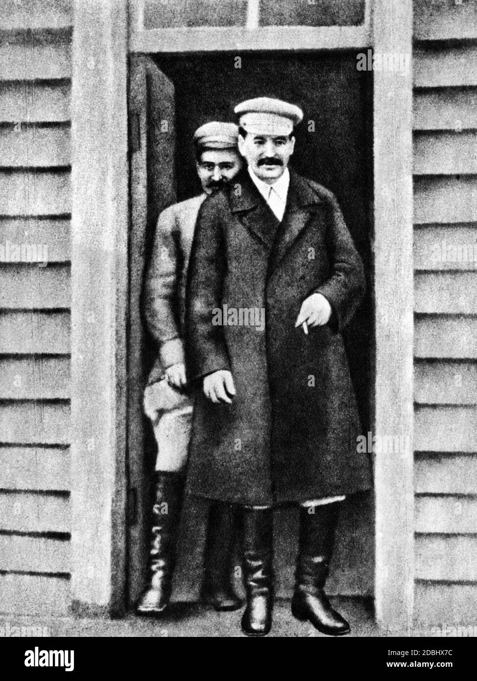 Joseph Stalin y Anastas Mikoyan, político, URSS Foto de stock