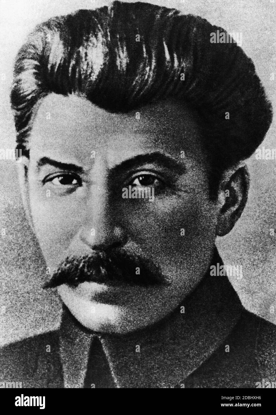 Adoptó el nombre de Stalin en 1912. Foto de stock
