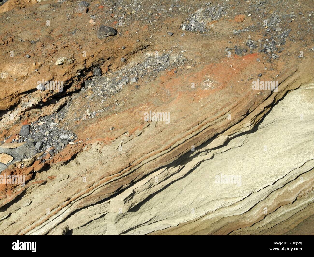 Felsen auf Vulcano Foto de stock