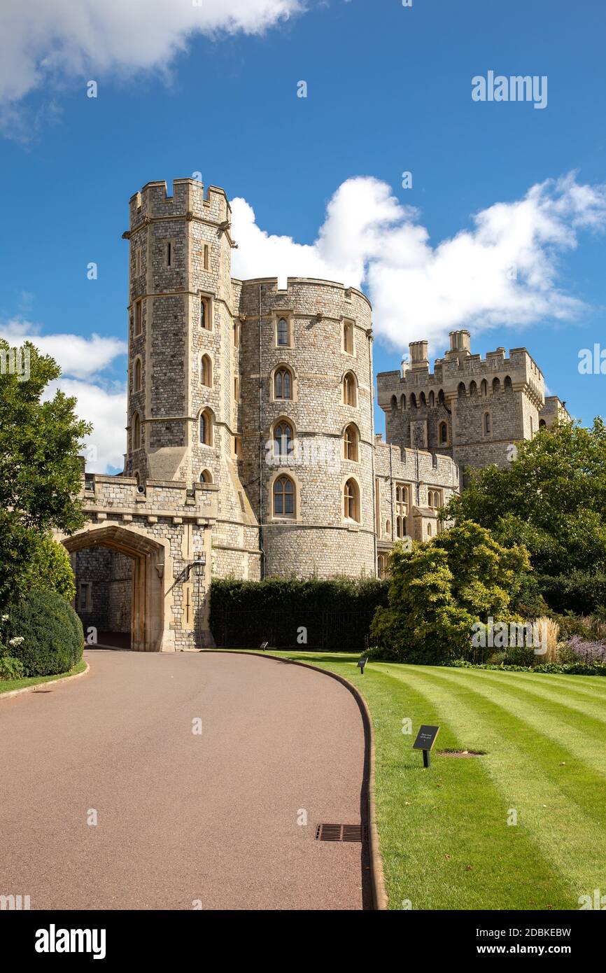 Castillo de Windsor, en Windsor, Berkshire, Reino Unido Foto de stock