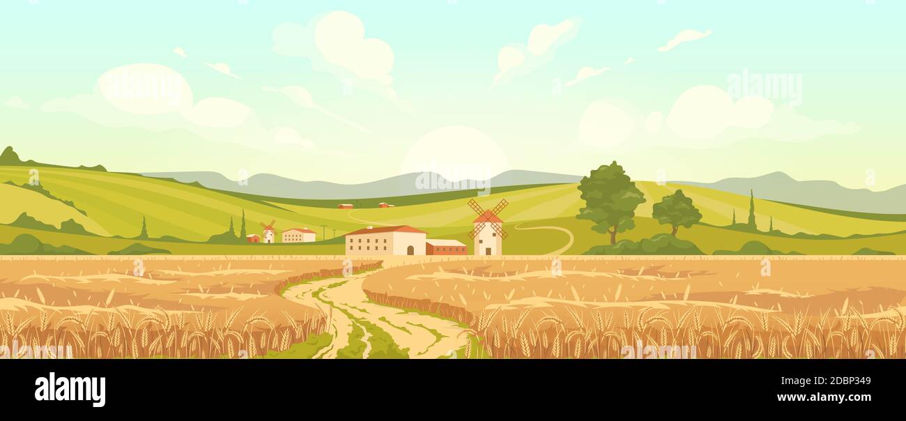  Fotografías de dibujos animados de zonas rurales e imágenes de alta resolución.