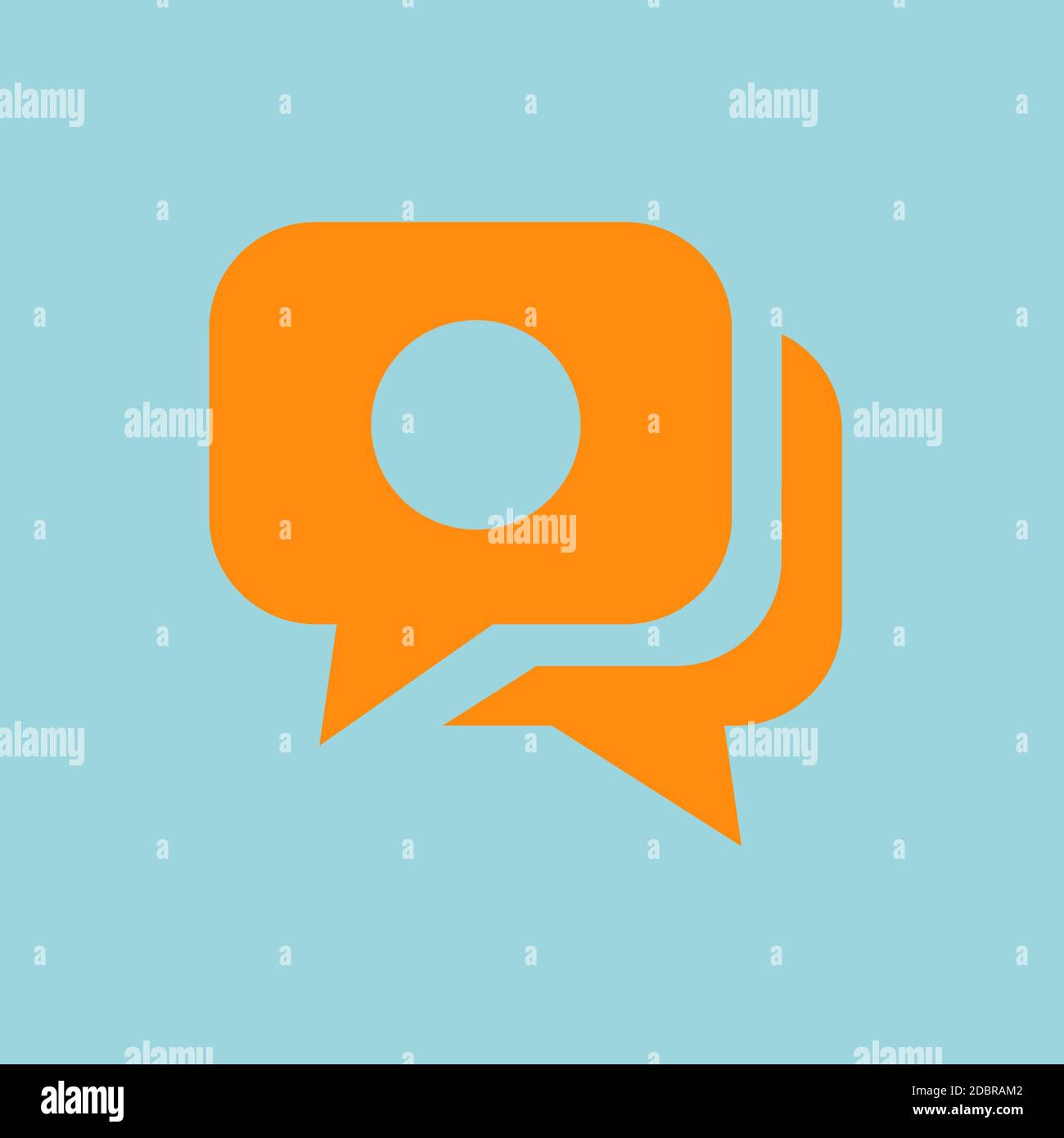 símbolo de comunicación: icono Foto de stock