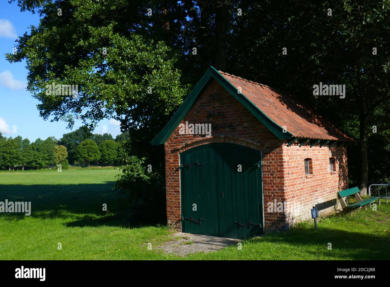 DAT ole SprÃ¼ttenhus en onda Foto de stock