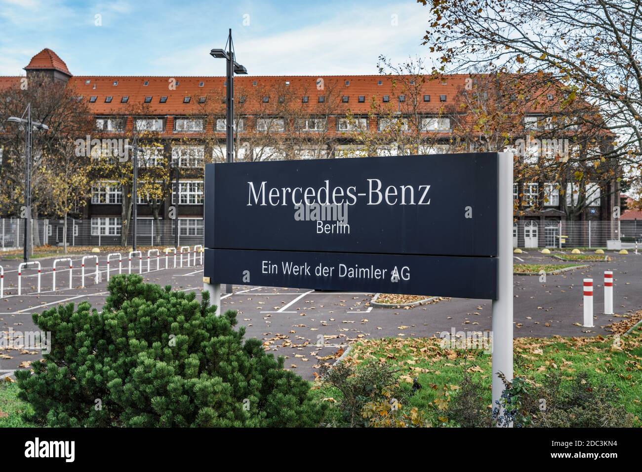 Mercedes Benz Berlin Marienfelde , Werk der Daimler AG, Foto de stock