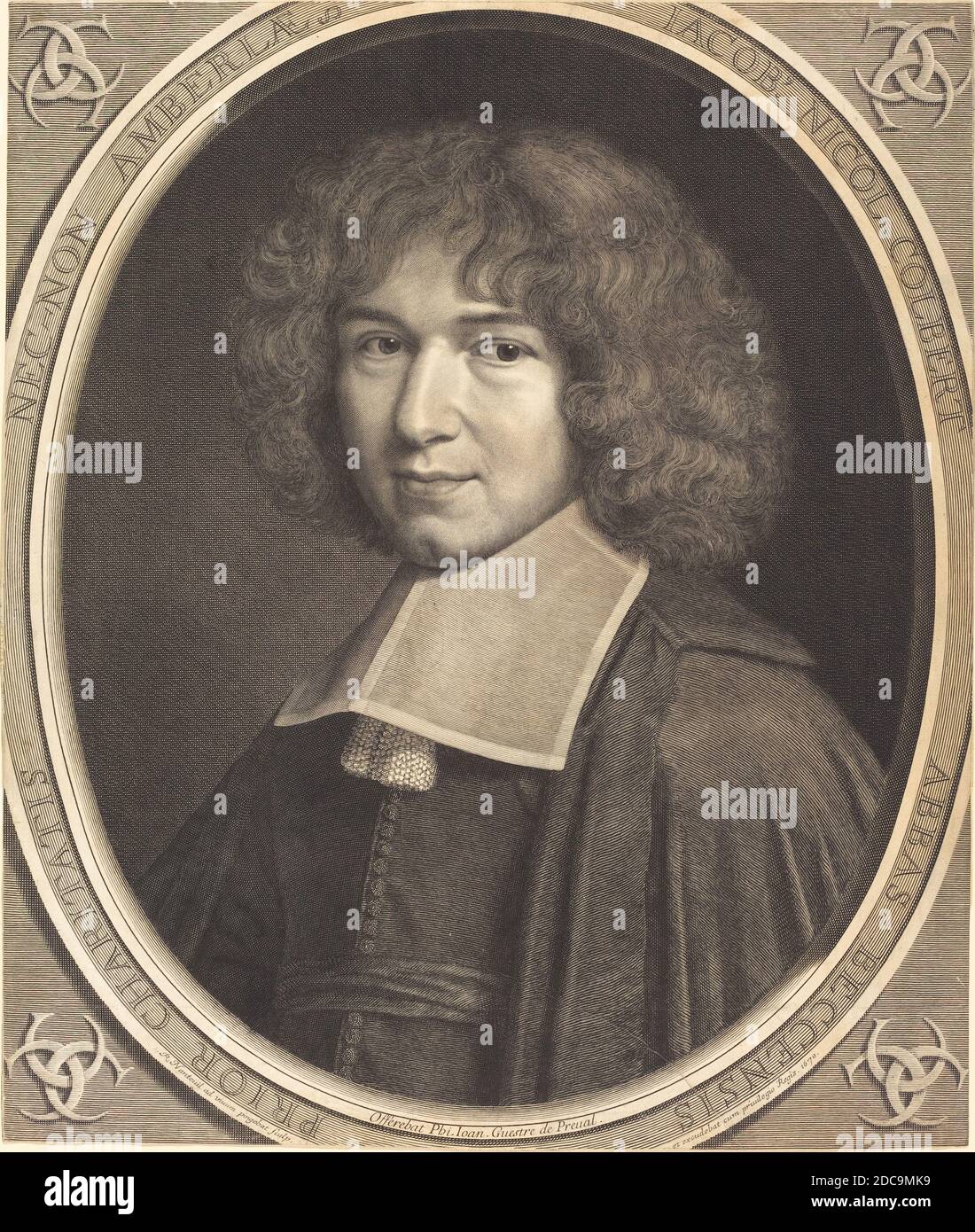 Robert Nanteuil, (artista), francés, 1623 - 1678, Jean-Baptiste Colbert, 1670, grabado Foto de stock