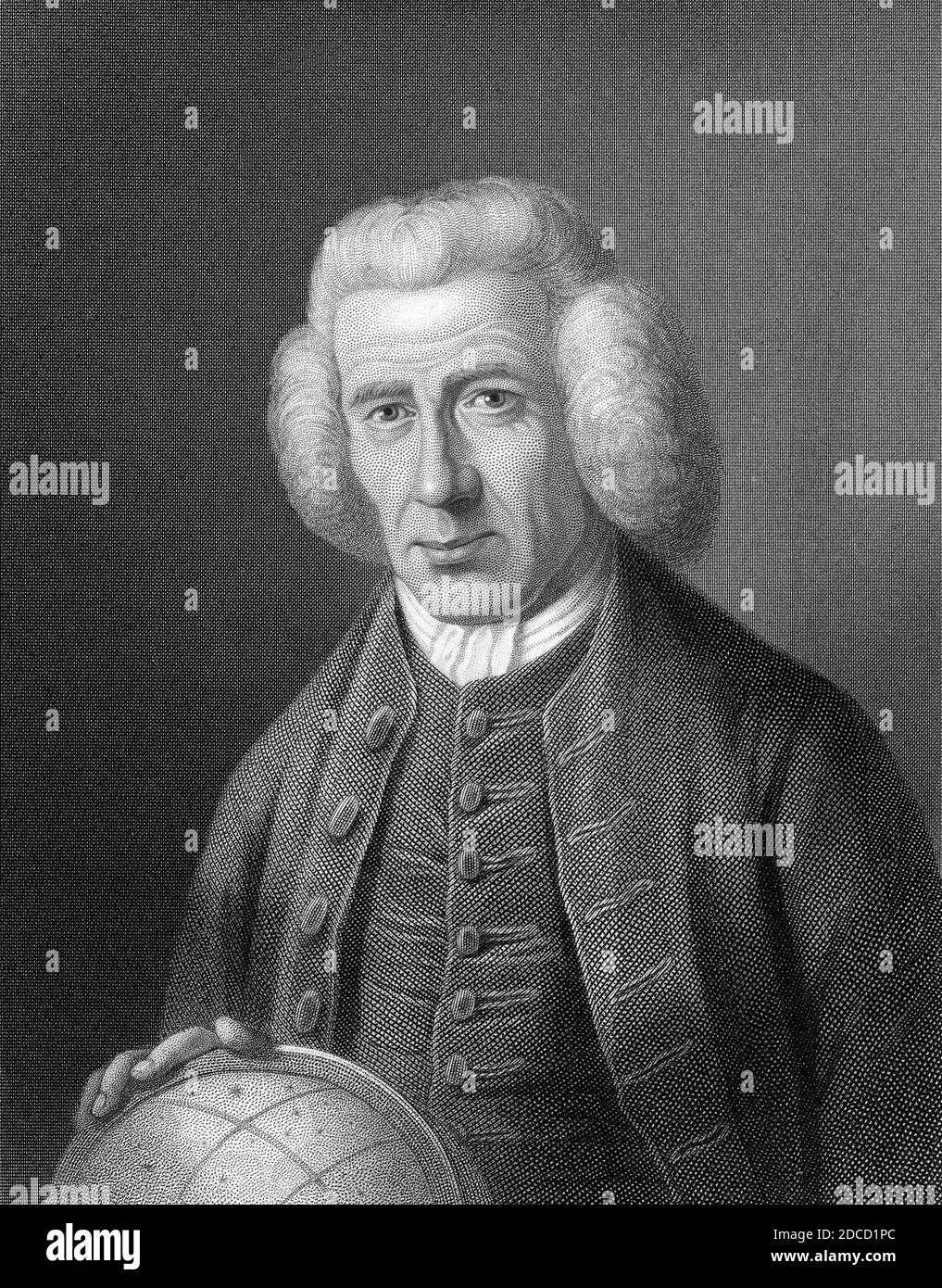 James Ferguson, el astrónomo Escocés Foto de stock