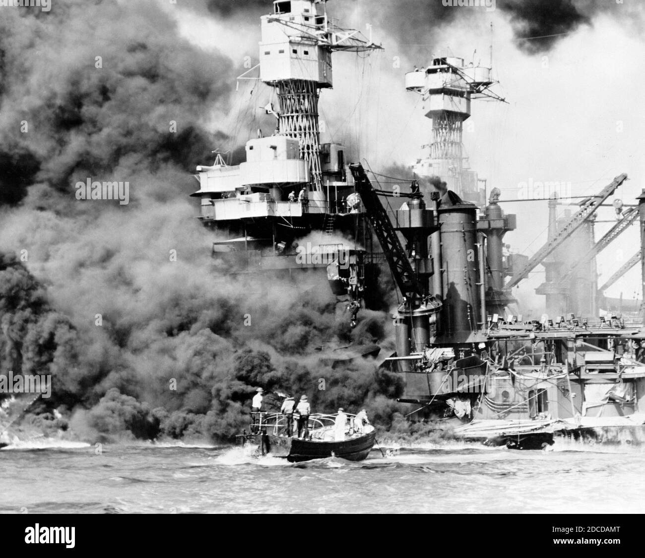 Pearl Harbor Attack, 1941 Foto de stock