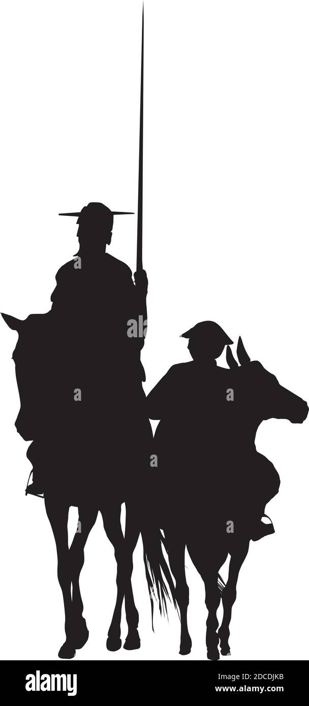 Silueta de Don Quijote de la Mancha, novelista español Cervantes, con molinos de viento y puesta de sol Imagen Vector de stock - Alamy Silueta de Don Quijote de la Mancha, novelista español Cervantes, con molinos de viento y puesta de sol Imagen Vector de stock - Alamy