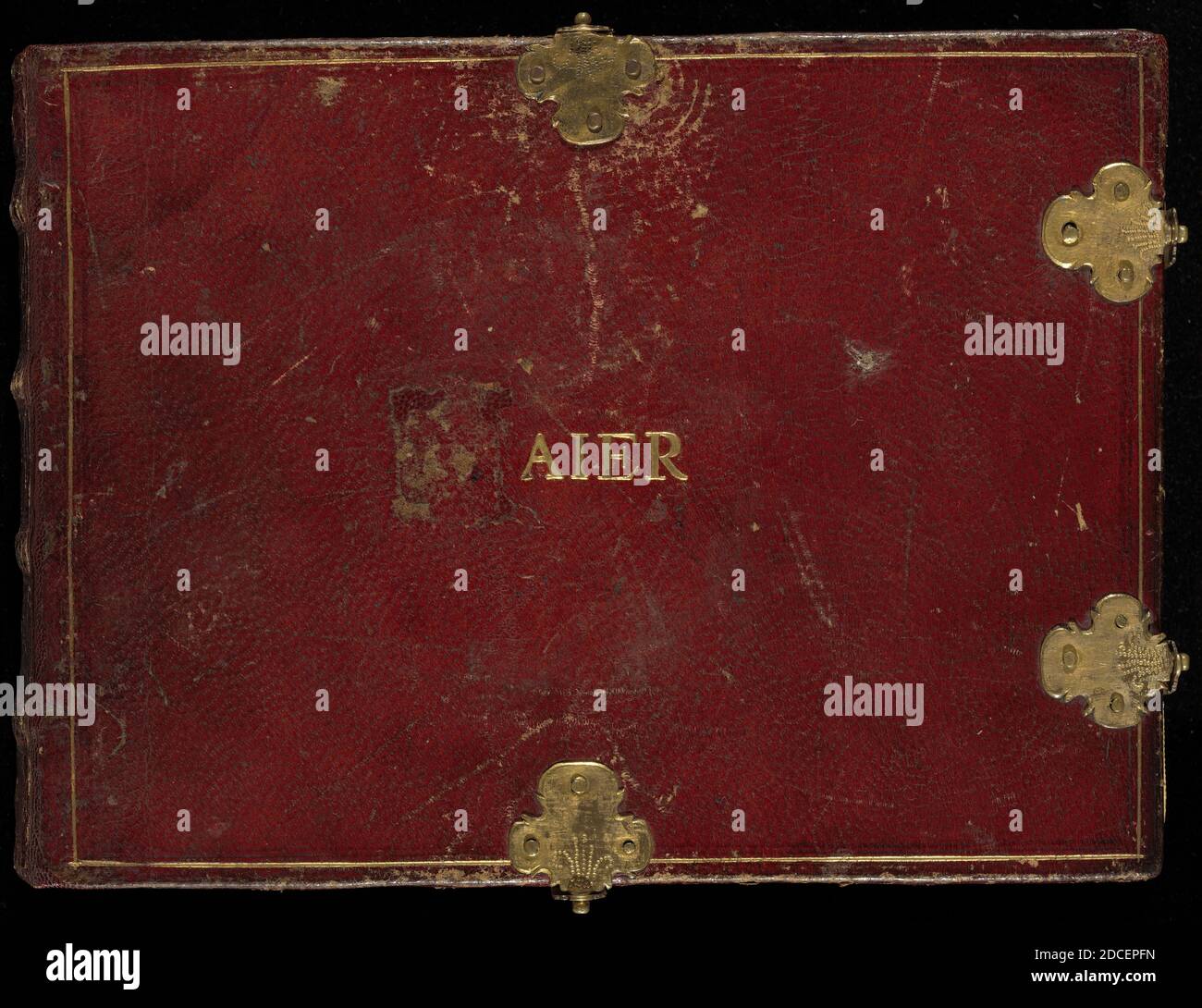 Joris Hoefnagel, (artista), flamenco, 1542 - 1600, Animalia Volatilia et Amphibia (AIEr), volumen IV, (ver discos separados para la serie 1-72), (serie), c. 1575/1580, 1 vol: Ill: 70 dibujos (página de título incl.) en acuarela y gouache, con bordes óvalos dorados, en vellum, alternando con texto ms en papel; 2 placas (LXX y LXXI) con borde dorado solamente, tamaño de página (aproximado): 14.3 x 18.4 cm (5 5/8 x 7 1/4 pulg Foto de stock