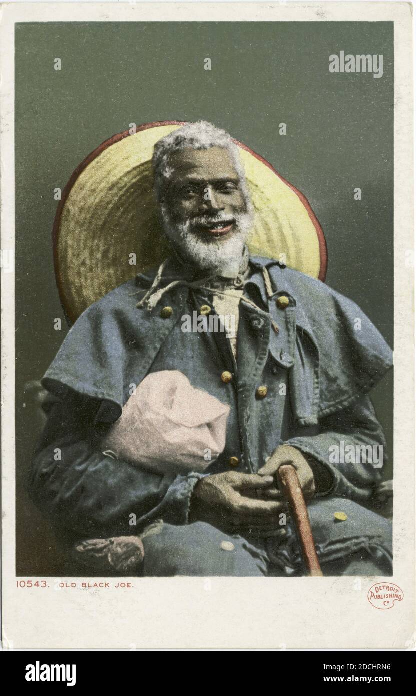Viejo Negro Joe, imagen fija, Postales, 1898 - 1931 Foto de stock