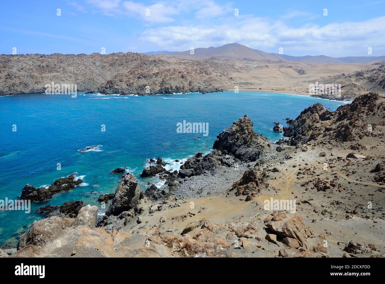 En la playa de la Quebrada de la Huaca, también Puerto Inca, Chala, región  de Arequipa, Perú Fotografía de stock - Alamy