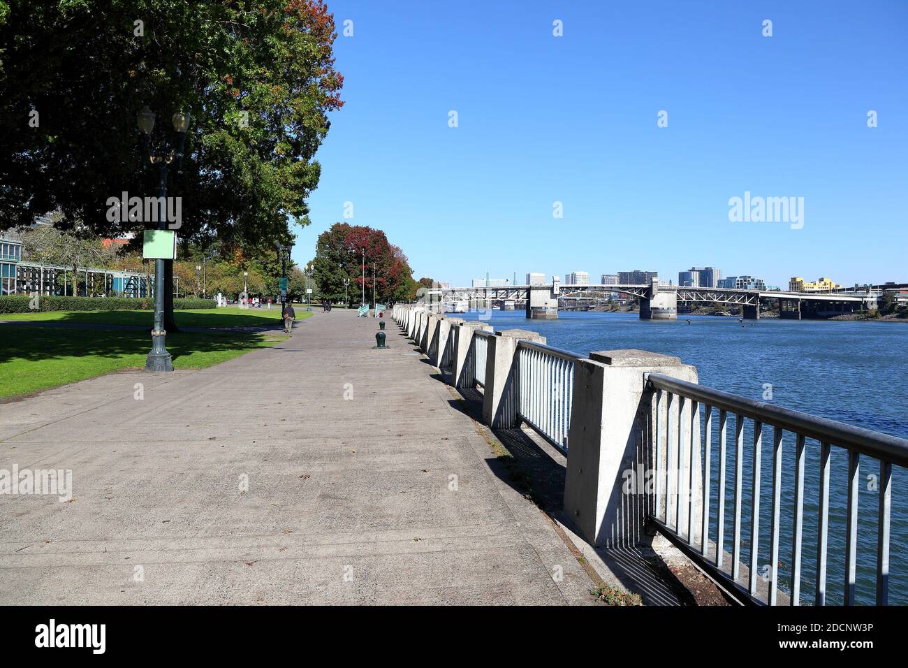 Portland, Oregon: Tom McCall Waterfront Park Foto de stock