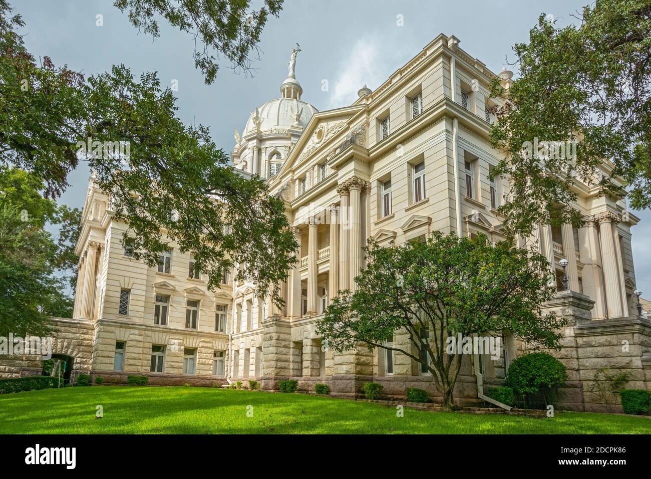 Texas, Waco, McLennan County Courthouse construido en 1901-02 Foto de stock