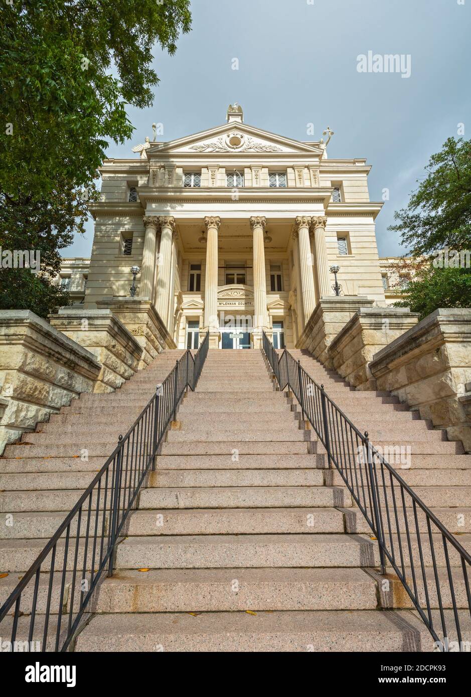 Texas, Waco, McLennan County Courthouse construido en 1901-02 Foto de stock