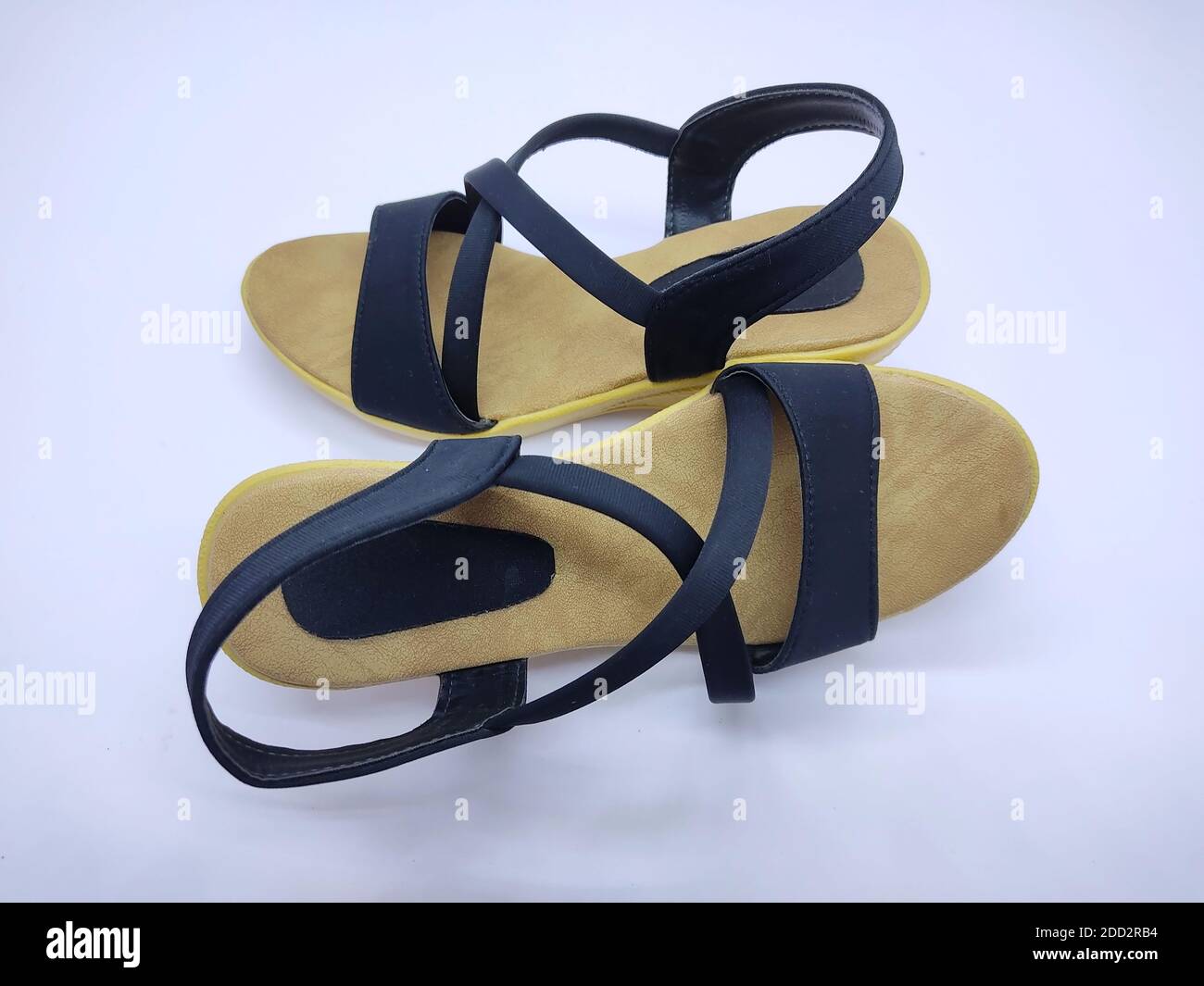 Zapatillas de sandalias para mujer, sandalias para mujer, zapatillas de  cuero para mujer, nuevos zapatos de tacón alto marrón con suelas de corcho,  hermosos zapatos para mujer Fotografía de stock - Alamy