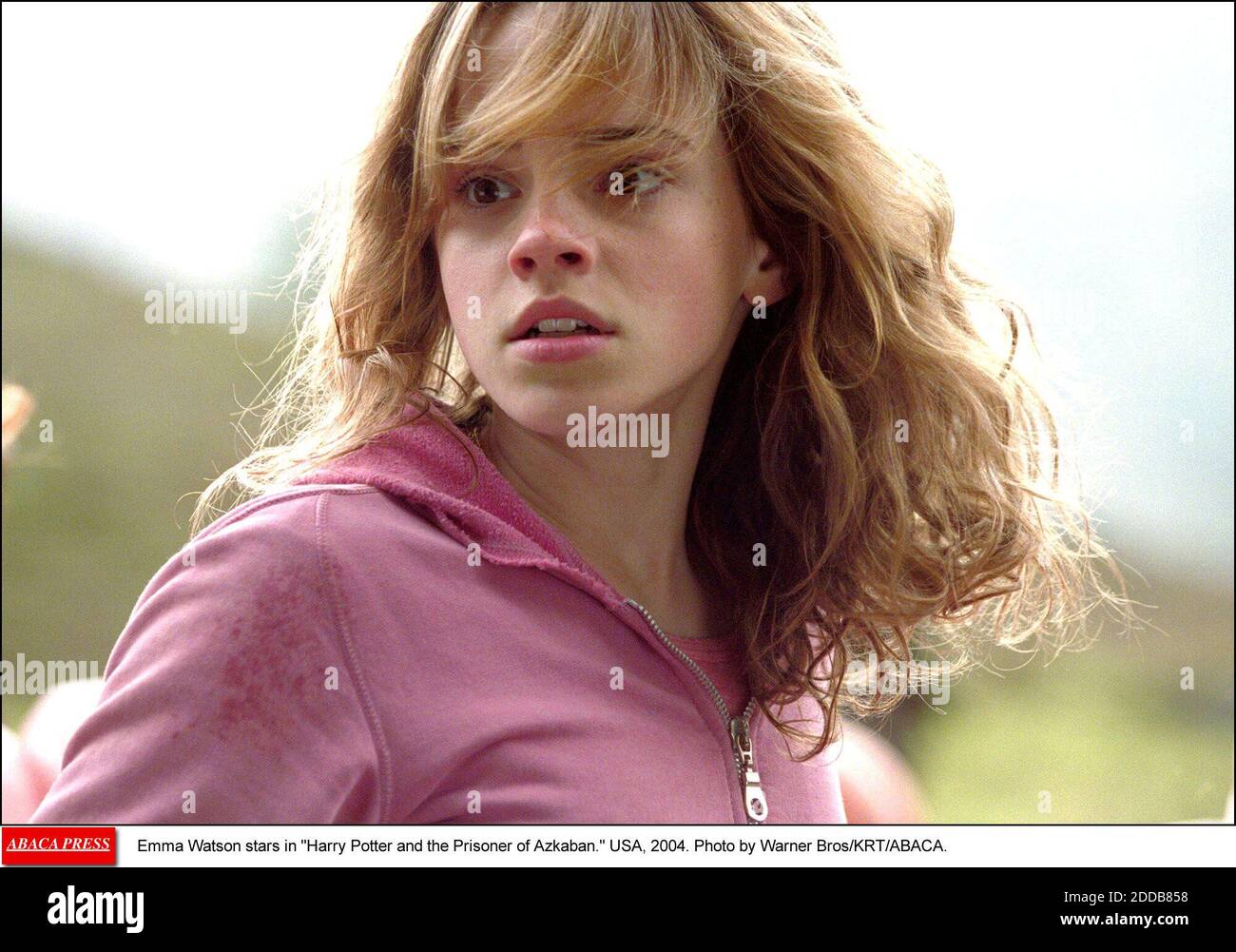 NO HAY PELÍCULA, NO HAY VÍDEO, NO hay televisión, NO HAY DOCUMENTAL - Emma Watson protagoniza en Harry Potter y el prisionero de Azkaban. EE.UU., 2004. Foto de Warner Bros/KRT/ABACA. Foto de stock