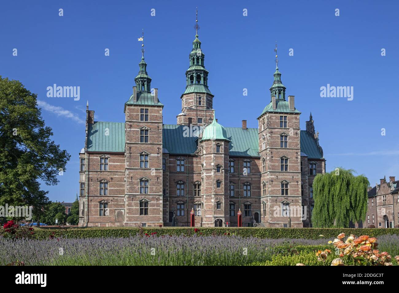 Geografía / viajes, Dinamarca, Copenhague, Rosenborg ranura en Copenhague, Dinamarca, Norte de Europa, Derechos adicionales-liquidación-Información-no-disponible Foto de stock