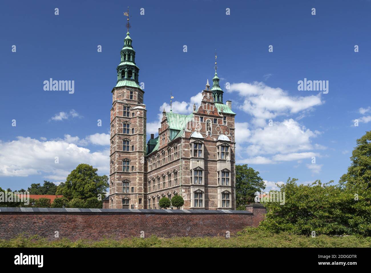 Geografía / viajes, Dinamarca, Copenhague, Rosenborg ranura en Copenhague, Dinamarca, Norte de Europa, Derechos adicionales-liquidación-Información-no-disponible Foto de stock