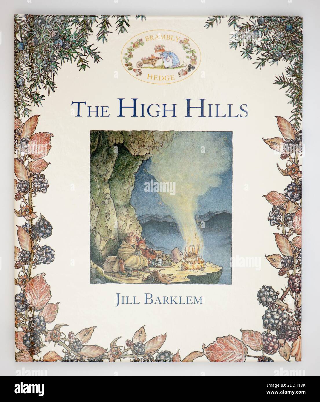 Brambly Hedge - The High Hills - Classic Picture book escrito e ilustrado por Jill Barklem y publicado en 1986. Foto de stock