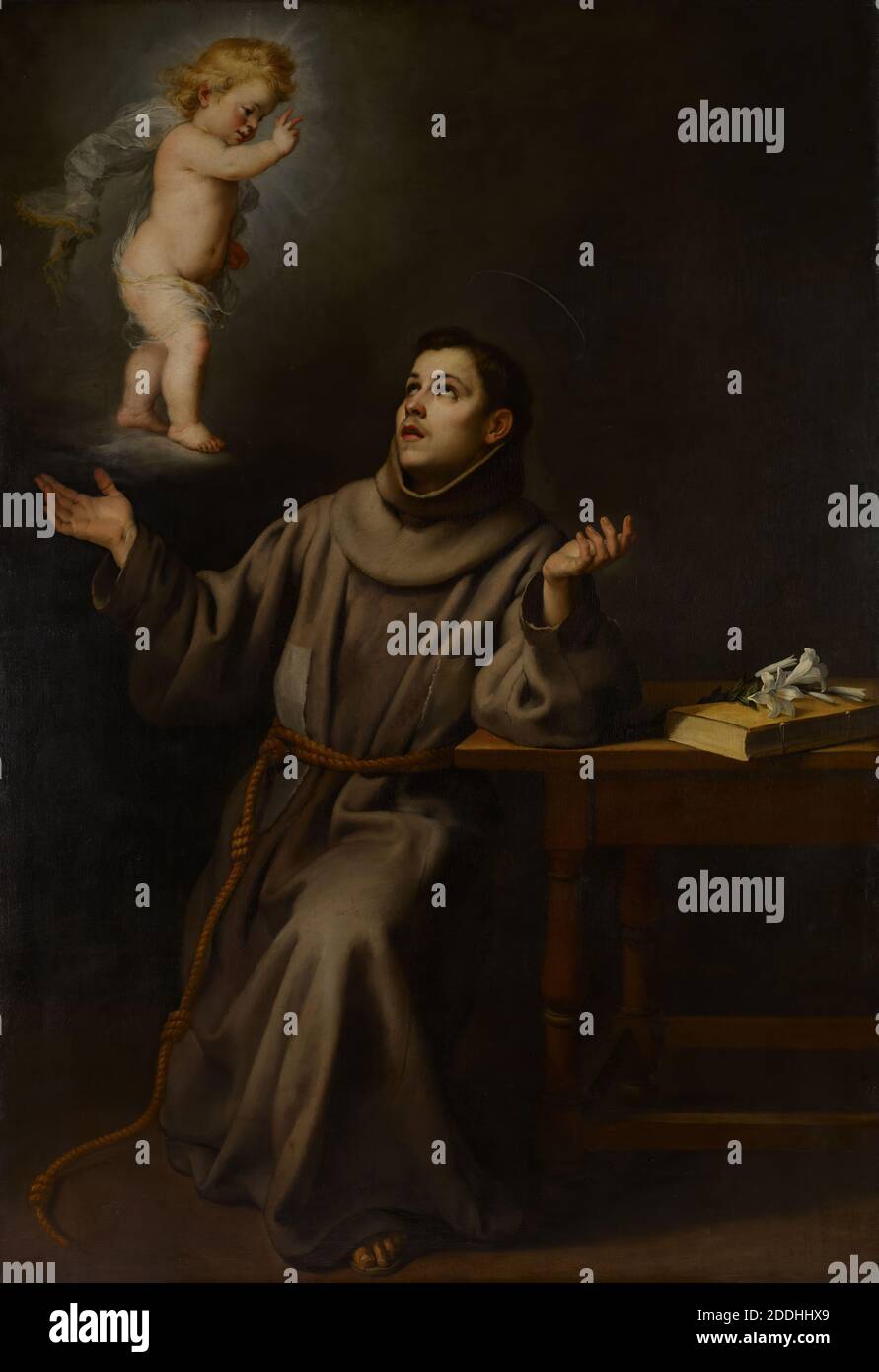 La visión de San Antonio de Padua, 1652 por Bartolomé Esteban Murillo