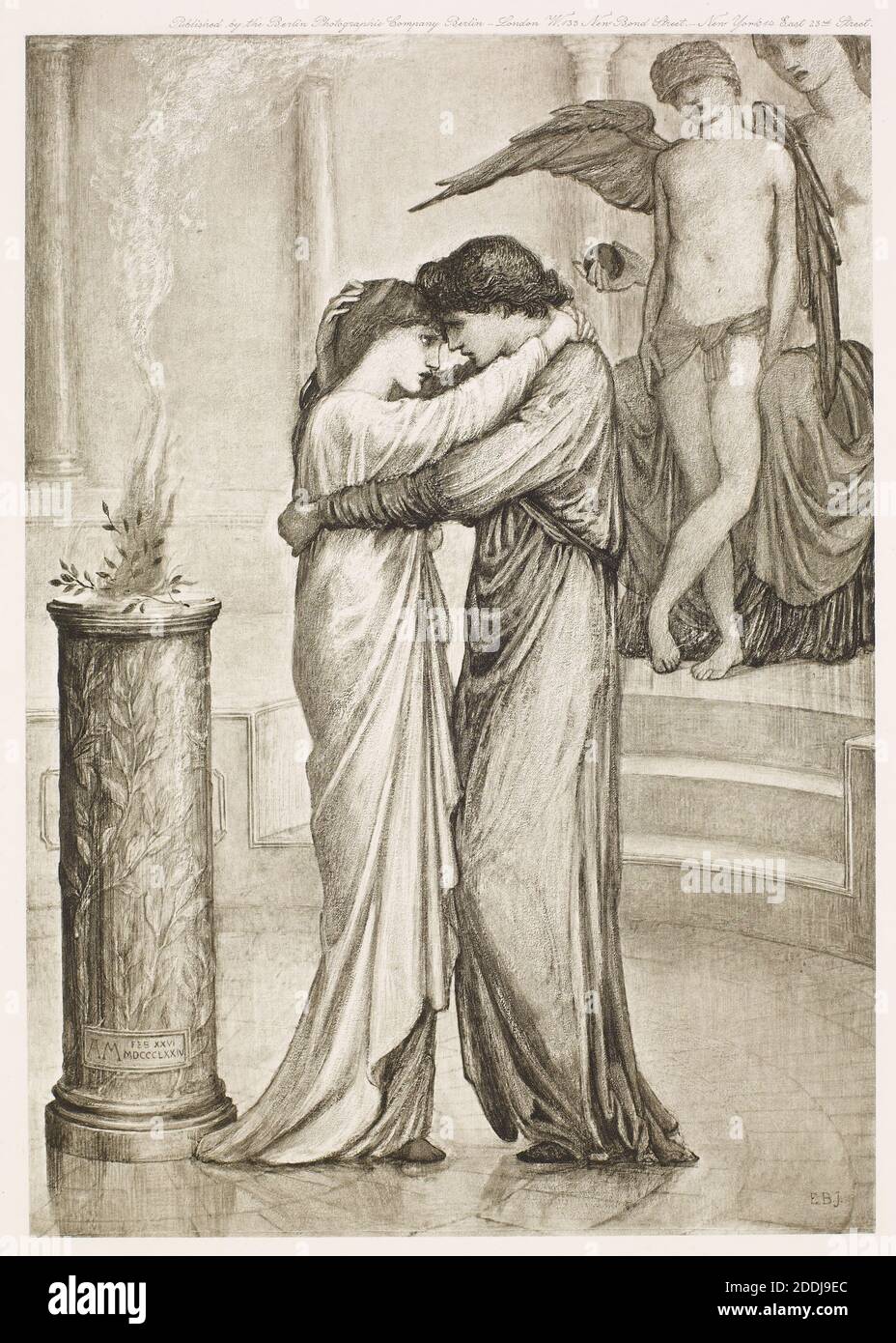 Altar de Hymen, 1900 después Sir Edward BurneJones (d.1898) Editorial Berlin Photographic