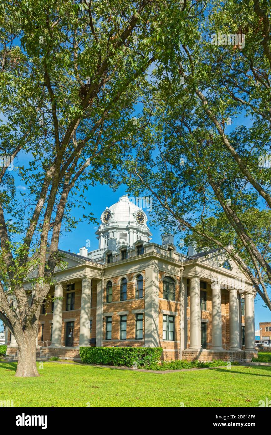Texas Hill Country, Mason County Courthouse construido en 1909 Foto de stock
