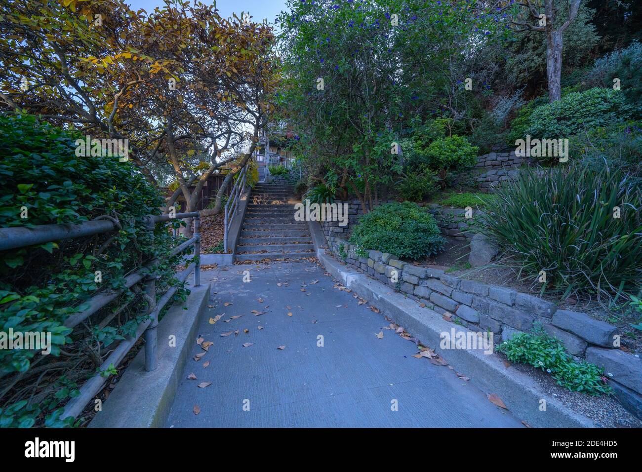 Escaleras Vulcan, escalera Vulcan, caminando de abajo a arriba Foto de stock