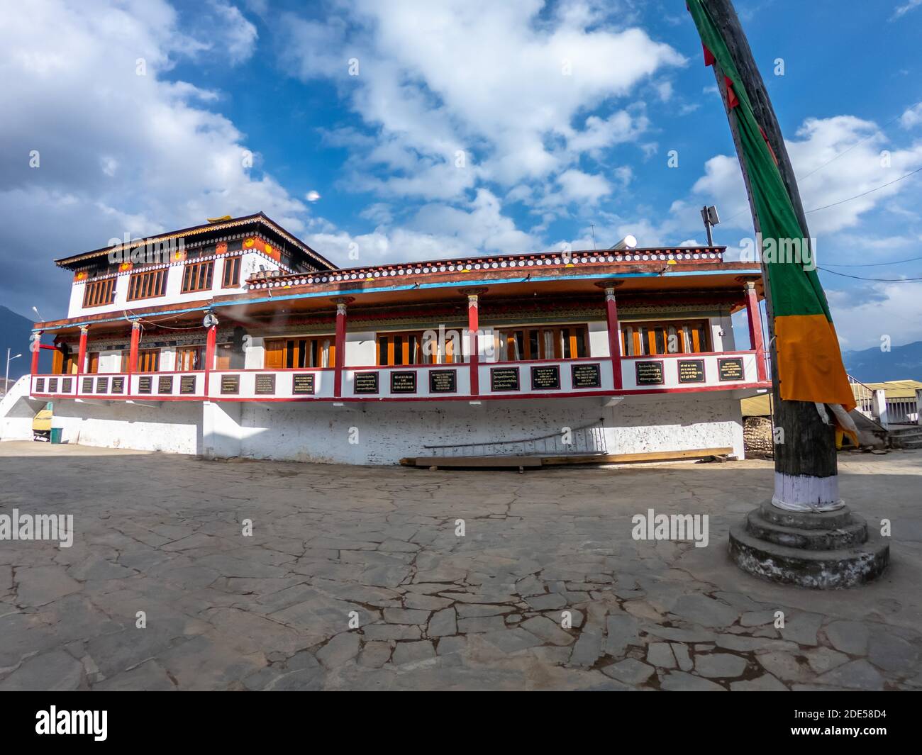 Foto del monasterio de Tawang en Arunachal Pradesh, India Foto de stock