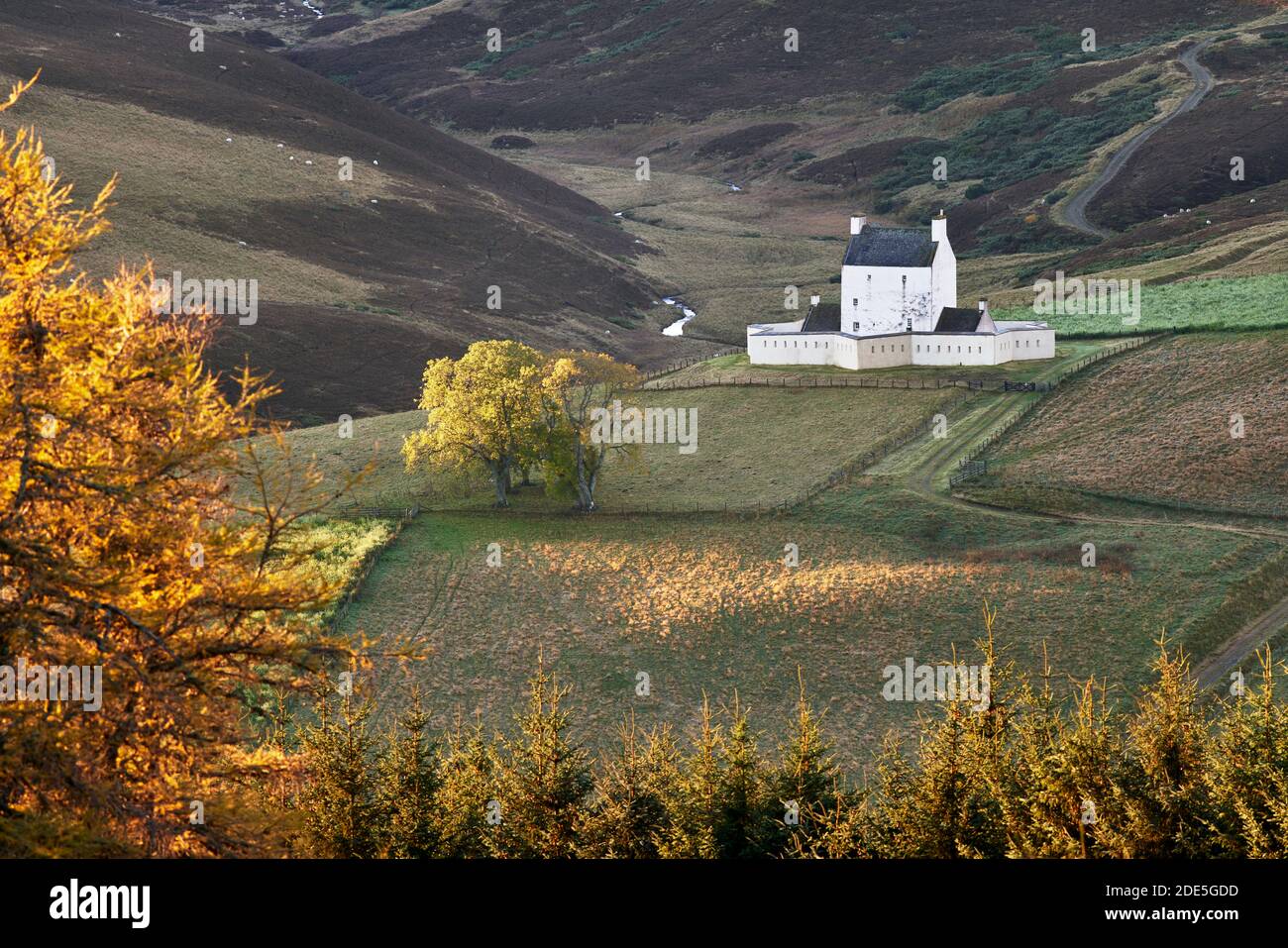 Castillo de Corgarff, Strathdon, Aberdeenshire, Escocia Foto de stock