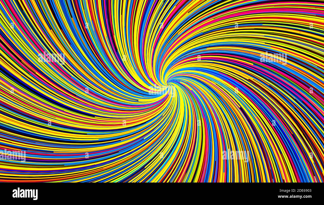 3D rendering. Topografía abstractas y colores Foto de stock