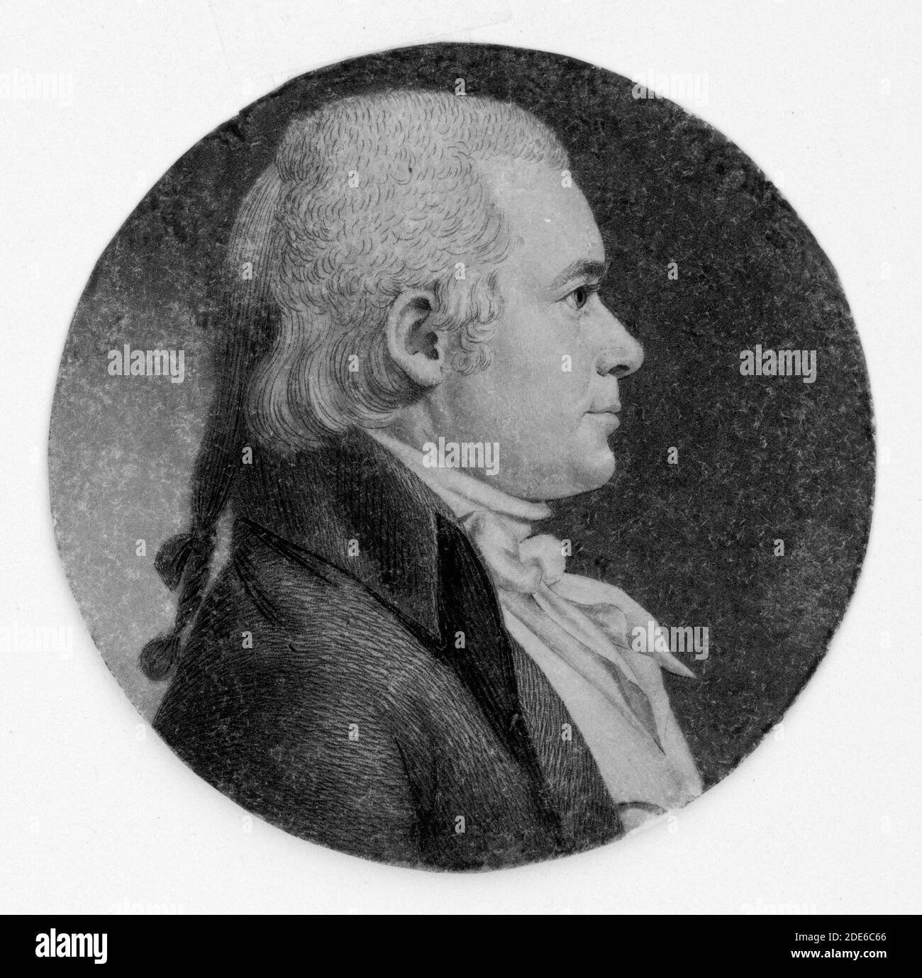 César Augusto Rodney retrato ca. 1800 Foto de stock
