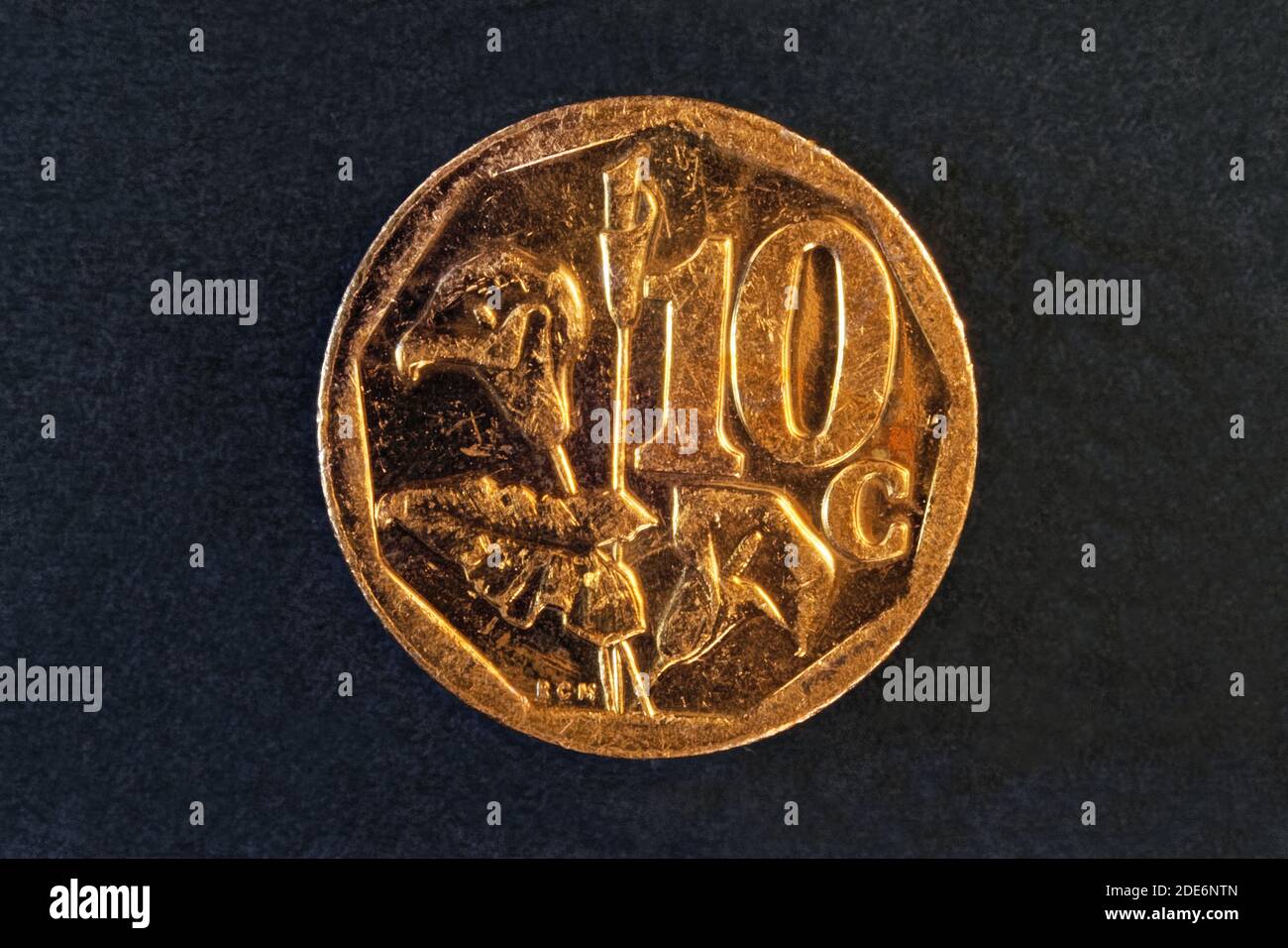 Monedas de foto,Sudáfrica, iNingizimu áfrica, 10 centavos, 2012, República de Sudáfrica Foto de stock