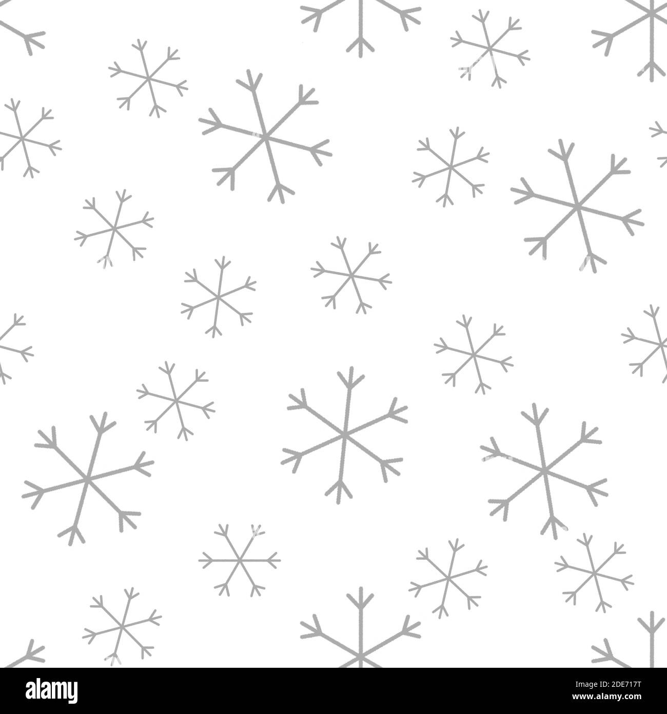Diseño de Navidad sin costuras con copos de nieve dibujados al azar a mano.papel  para envolver regalos, divertido estampado de tela, diseño, decoración,  envoltura de alimentos Fotografía de stock - Alamy