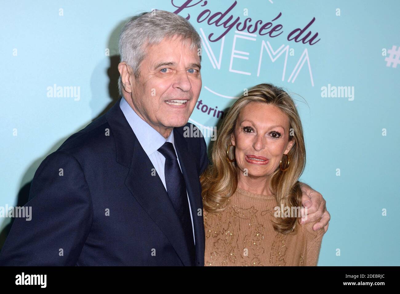 Jean Sorel et sa femme Anna Maria Ferrero assistent a l'Ouverture du