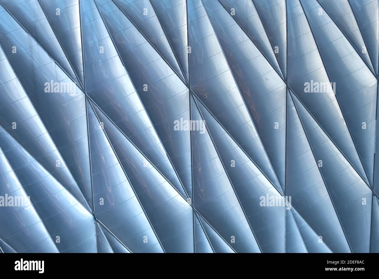 Foto abstracta del cobertizo, Hudson Yards, Nueva York Foto de stock