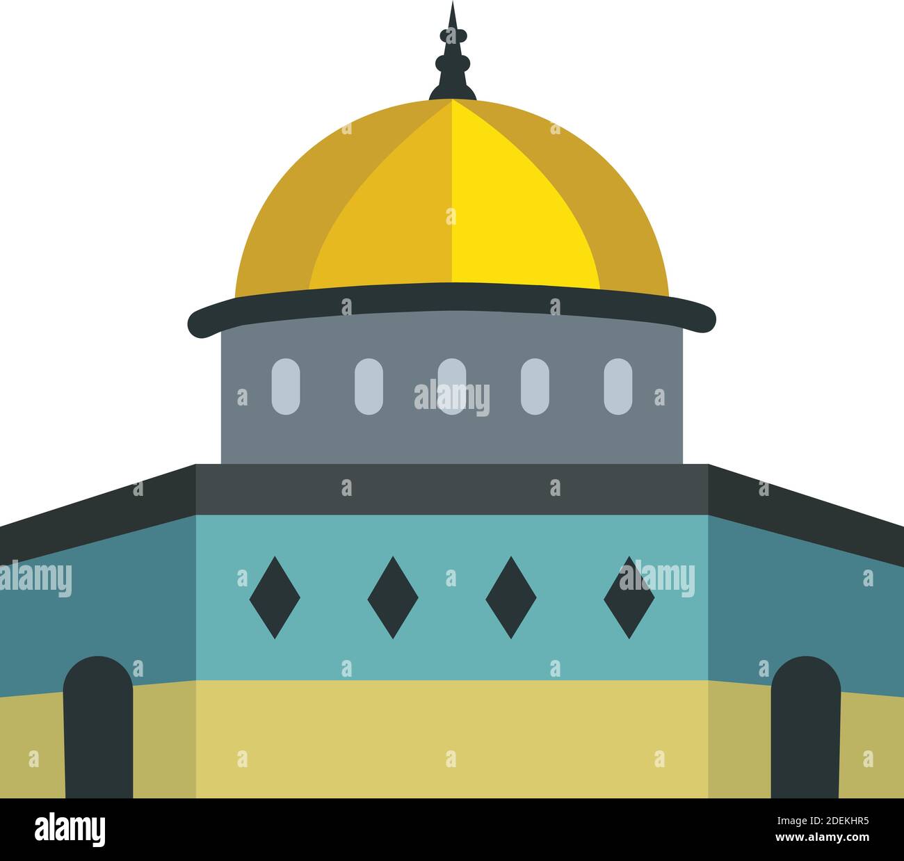 Mezquita Al Aqsa Jerusalén Palestina Iconos De Vectores Totalmente Editables Imagen Vector De 5911