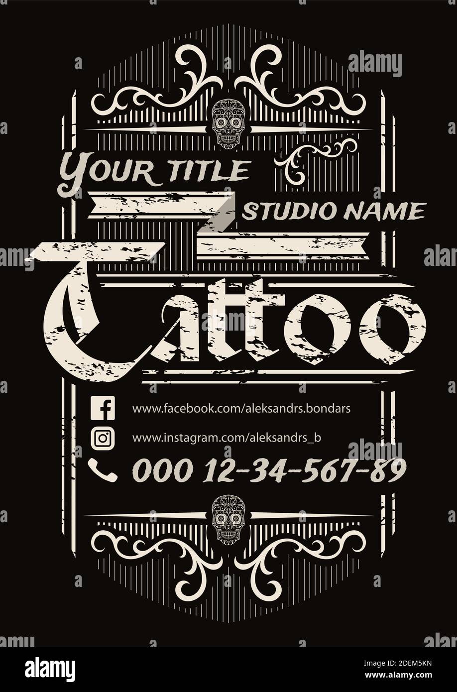 Cartel de tienda de tatuajes fotografías e imágenes de alta resolución - Alamy