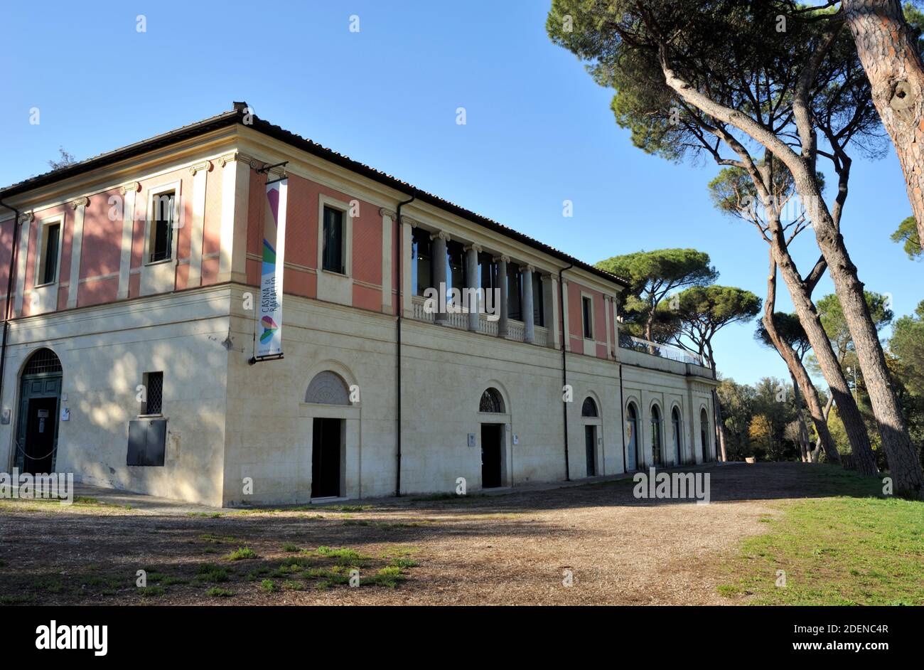 casina di raffaello, villa borghese, roma, italia Fotografía de stock